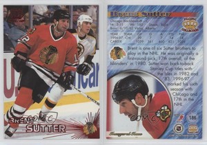 1997-98 Pacific Crown Collection Red Brent Sutter #186