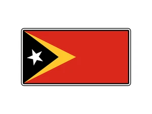 #2591 East Timor Flag World Country Sticker Waterproof Vinyl Decal Die-Cut Car - Picture 1 of 1