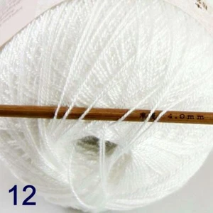 Big Soft 1ball x50g Thread Size8 Crochet Cotton Yarn Embroidery Knitting 12 - Picture 1 of 4