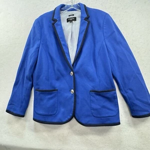 Talbots Womens Aberdeen Blazer Petite Size 16P Blue Career Old Money Preppy - Picture 1 of 12