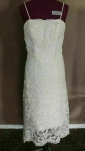 Alfred Angelo Wedding Dress Style 1774NT Size 8 with Veil BEAUTIFUL!! - Picture 1 of 12