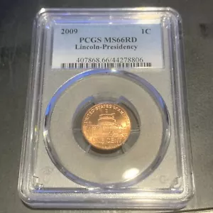 2009-P LINCOLN PRESIDENCY GRADED PCGS MS66RD - Picture 1 of 2