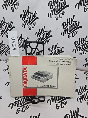 Okidata 320/321 Turbo Owner's Guide User Manual Vintage Printer Booklet - Image 1 of 4