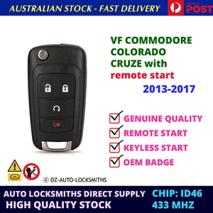 Genuine Holden Commodore Vf Ute Cruze Key Remote Start Keyless Go 2013-2017 - Picture 1 of 3