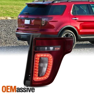 For 2011-2015 Ford Explorer LED Tail Light Sport Package Passenger Side Dark Red - Image 1 of 4