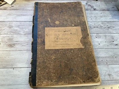 1833 BOOK FACSIMILE FOLIO GEORGE WASHINGTON LEDGER 1775-83 REVOLUTIONARY WAR Foto 1 de 4