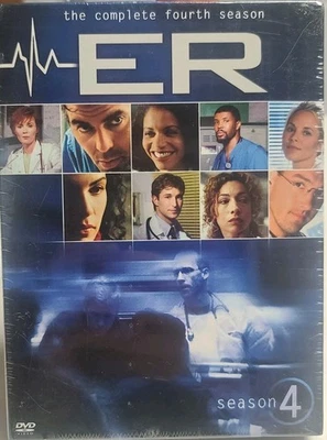 ER: Season 4 (DVD) FACTORY SEALED Fourth Four George Clooney Foto 1 de 3