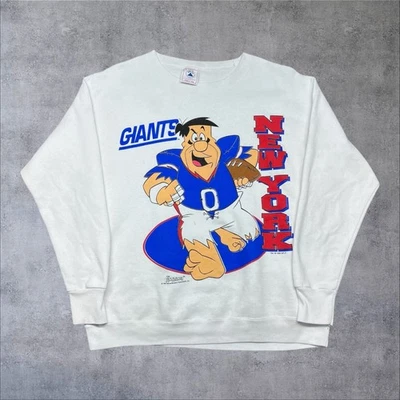 Sudadera de fútbol americano Fred Flintstone 1994 New York Giants grande para hombre Foto 1 de 4