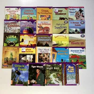 3rd Grade Readers Vocabulary Lot of 24 Books Houghton Mifflin Leveled - Image 1 of 4