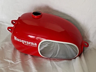 Husqvarna Husky 400 Cross 1970 CR400 Fuel Tank + Gas Cap - IN USA - NO WAIT TIME - Image 1 of 4