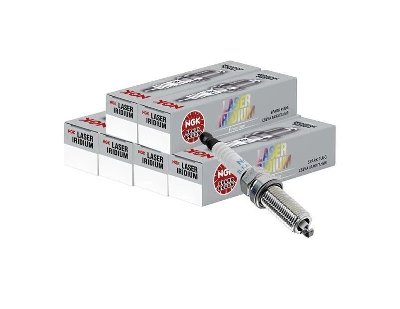 NGK Laser Iridium spark plugs set for Ford Territory SY SZ 4.0 Barra - Image 1 of 2