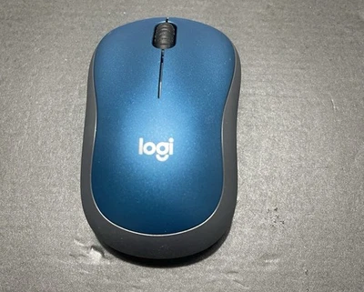 Logitech M185 Standard Wireless Mouse 910-002225 Blue for PC MAC Laptop - Image 1 of 4