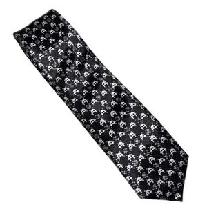 Black Tie Geek Space Invaders Black Skinny Necktie 58 X 2 - Picture 1 of 3
