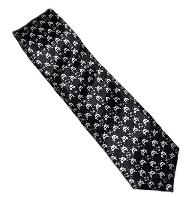Corbata delgada negra Black Tie Geek Space Invaders 58 X 2 Foto 1 de 3