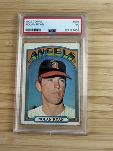 1972 TOPPS #595 NOLAN RYAN PSA 3 - Picture 1 of 2