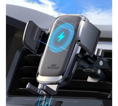 JOYROOM Soporte Inalámbrico para Teléfono Celular Coche iPhone 16-13 Pro Max Galaxy S24 UltraLG Foto 1 de 4