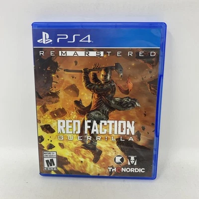 Red Faction Guerilla: Re-Mars-Tered - Sony PlayStation 4 - Rare Complete CIB - Image 1 of 3