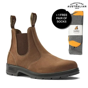 Mongrel K9-1070 Elastic Sided Boot Vintage Brown - Picture 1 of 10