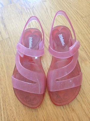 Mini Melissa Real Paris Jelly Shoes in Pink Sandals USA 13 Toddler - Image 1 of 2