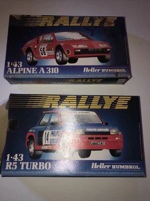 Lot 2 Maquettes Heller 1/43 R5 Turbo Et Alpine À 310 - Photo 1/3