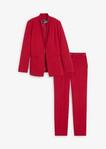 Eleganter Hosenanzug 2tlg Gr. 40 Rot Damen-Anzug Hose + Blazer Neu* - Bild 1 von 1
