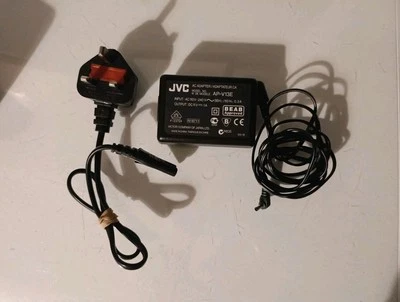 Genuine JVC Mains AC Adapter AP-V13E with UK Plug for Camcorder - Tested - Image 1 of 3