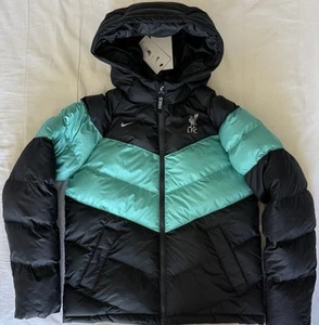 Nike Liverpool FC Synthetic Fill Hooded Puffer Jacket FQ3424-010 Youth Sz: XL - Picture 1 of 7