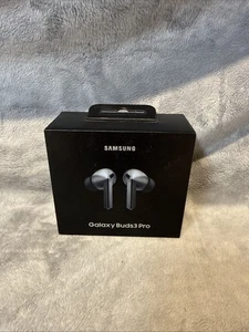Samsung Galaxy Buds3 Pro SM-R630 True Wireless Bluetooth Earbuds Black SEALED - Picture 1 of 4
