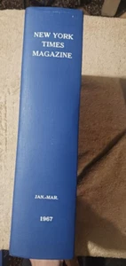 Library Bound New York Times Magazine January-March 1967 All issues HC - Picture 1 of 6