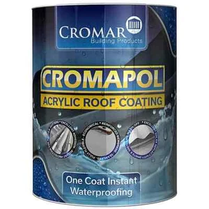 CROMAPOL Reparación de Techos de Emergencia | Revestimiento de Techo Acrílico 2.5KG GRIS | Impermeabilización - Imagen 1 de 2