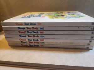 Disney’s Year Book 7 Books  1991 1992 1993 1994 1995 1996 1997  Vintage Hardback - Picture 1 of 8