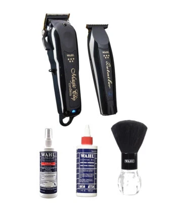 Wahl Cordless Combo Black Set 3025397 & 3310 Oil + 3701 Spray & Neck Brush - Image 1 of 2