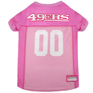 NFL Pink Jersey for DOGS & CATS. 32 Teams & 4 sizes - Licensed Football Jerseys