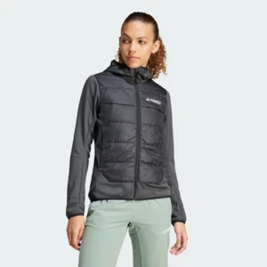 adidas Women's TERREX Multi Hybrid Insulated Hooded Jacket IR7882 Small Black - Picture 1 of 7