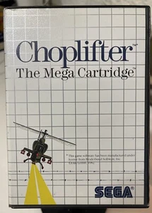 Choplifter (Sega Master, 1986) COMPLETE!! Gr8 Condition!! Tested and Working!! - Picture 1 of 4