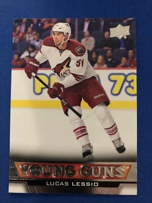 2013-14 Upper Deck Young Guns 239 Lucas Lessio Arizona Coyotes - Image 1 of 2