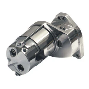 Spyke Motorcycle Motorbike Starter Motor Polished - 1.4KW For 80-85 FLT, FXR NU - Picture 1 of 1