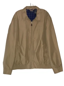 RALPH LAUREN CHAPS Jacket Khaki Tan Size XL Zipper Front - Picture 1 of 2