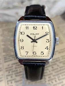 Vintage RETRO Soviet USSR mechanical mens watch Poljot 17 Jewels 2614.2h 1980s - Picture 1 of 15