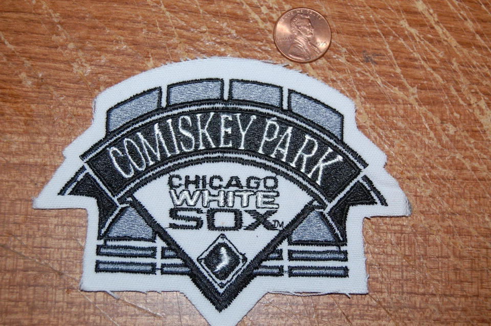 Chicago White Sox 4 5/8" Comisky Park Logo Patch Baseball - Image 1 of 1
