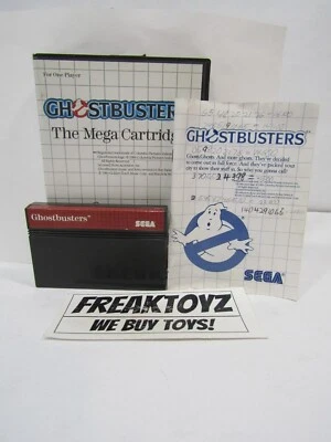 Sega Master System: Ghostbusters Mega Cartridge with Case and Instruction Manual - Image 1 of 4