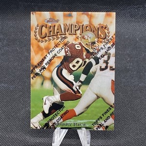 1997 TOPPS FINEST JERRY RICE CHAMPIONS SAN FRANCISCO 49ERS FOOTBALL (AG)152