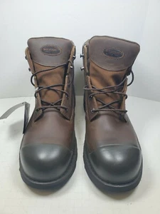 Wolverine Crawford Waterproof 6 in Work Boots Steel Toe Brown Size 13 M - Picture 1 of 7