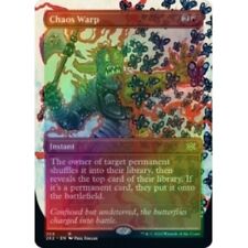FOIL CHAOS WARP (BORDERLESS) Double Masters 2022 Magic MTG MINT CARD