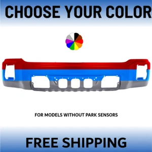 NEW Choose Your Color Painted Front Bumper For 2014-2015 GMC Sierra 1500 - Picture 1 of 8