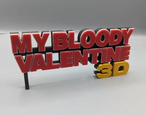 My Bloody Valentine 3D - 250 mm de ancho - logotipo impreso en 3D para escritorio o montaje en pared* - Imagen 1 de 2