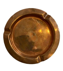 Vintage Copper Ashtray 11.5cm Art Nouveau - Foto 1 di 3