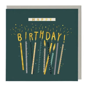 Sparkling Candles Birthday Card - Picture 1 of 1