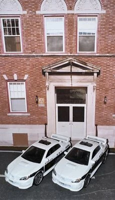 Lot Of 2 Matchbox Subaru Impreza MBX Japan Metro Police Car NLFFP 1:64 D C WHT - Image 1 of 4