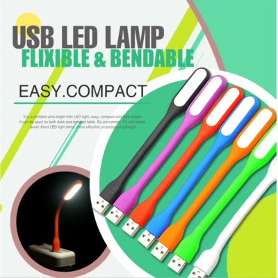 2Pack Bendable and Flexible USB LED Light Lamp for Keyboard Laptop Camping light - image 1 of 4